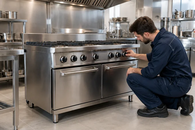 Revisión de cocina profesional · Imagen ilustrativa de Servicio técnico y mantenimiento