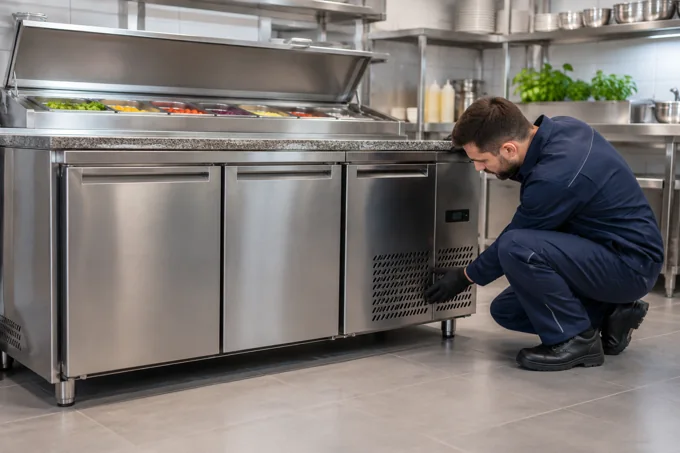 Revisión de mesa refrigerada · Imagen ilustrativa de Servicio técnico y mantenimiento
